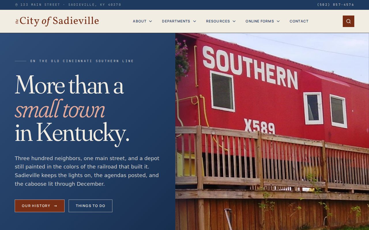 City of Sadieville Kentucky public safety and arrest records source