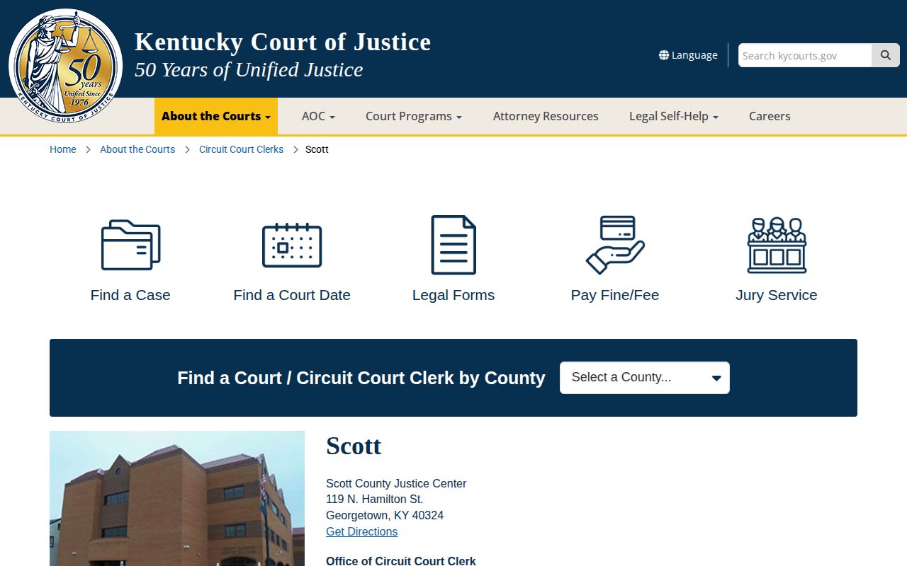 Scott County court information